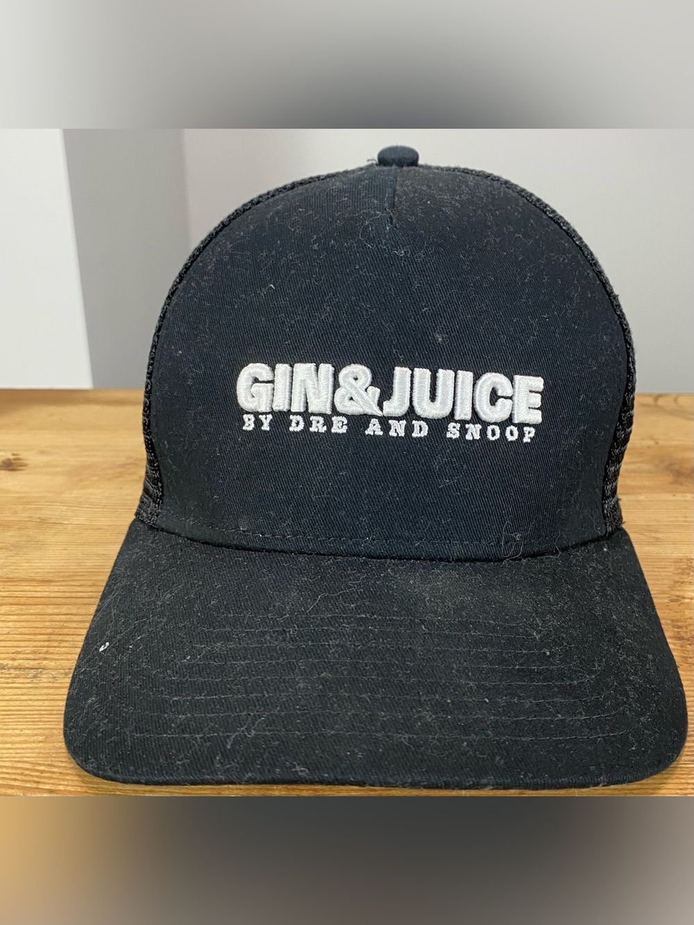 Gin & Juice By Dre and Snoop Trucker Hat Black Parental Advisory Snapback Cap